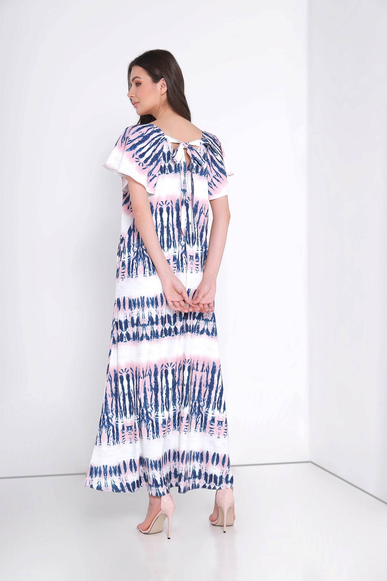 Tie-Die Print Kaftan - Femi9 EG