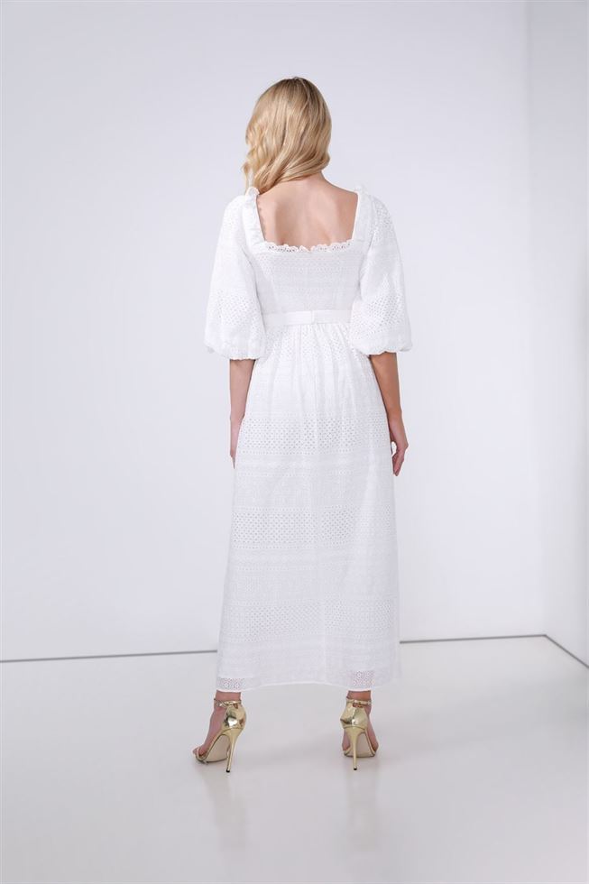 Balloon Sleeves Dress - Femi9 EG