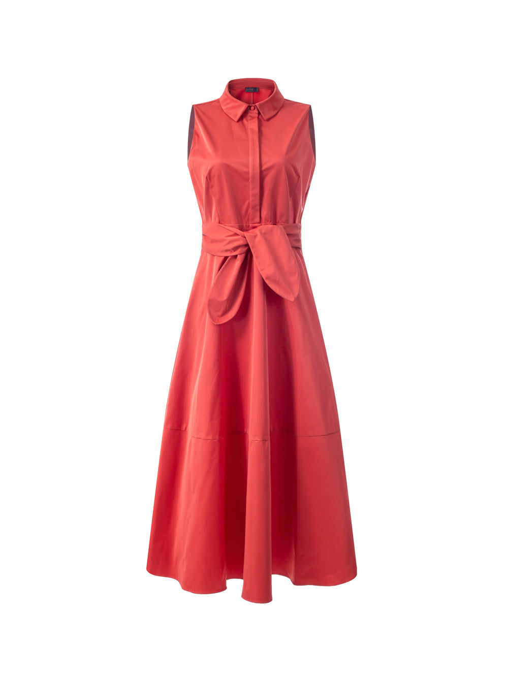 Self-Tie Belt Tiered Dress - Femi9 EG