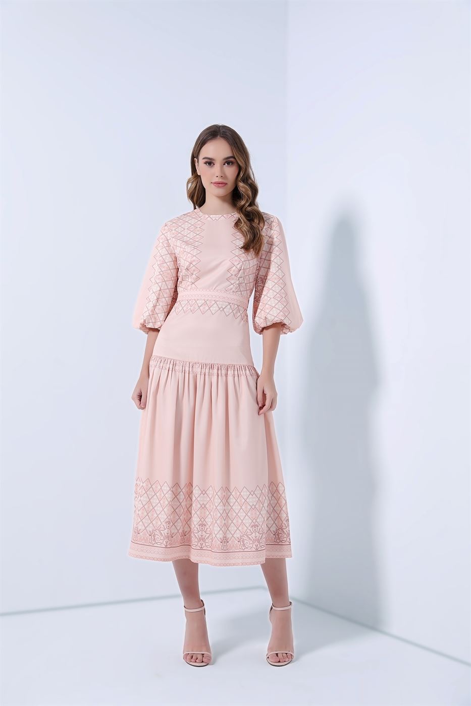 Balloon Sleeves Dress - Femi9 EG