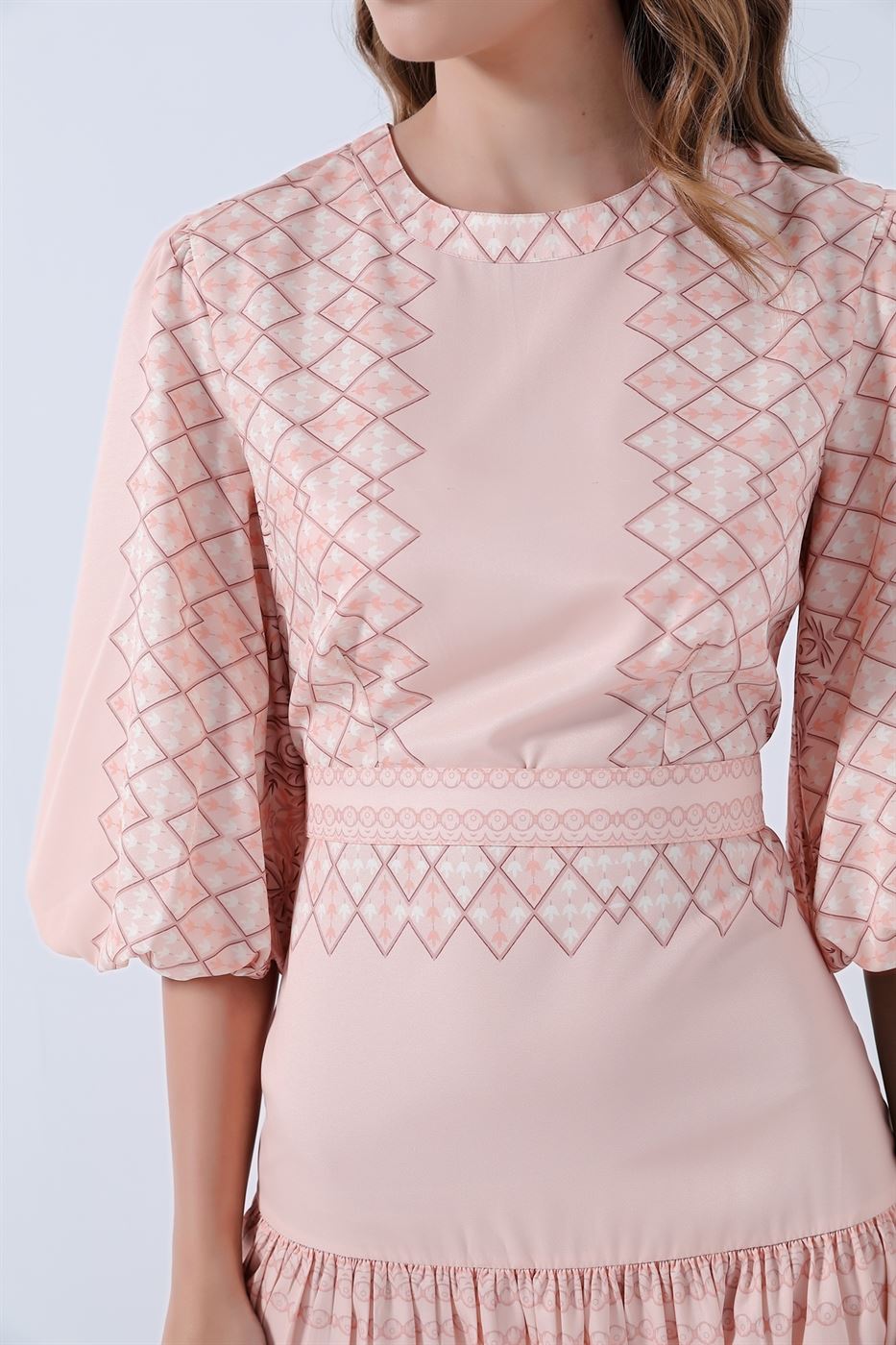 Balloon Sleeves Dress - Femi9 EG