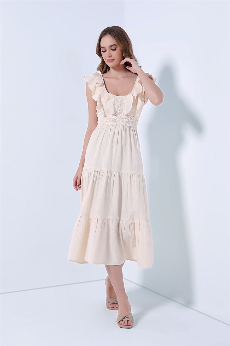 Statement Ruffled Dress - Femi9 EG