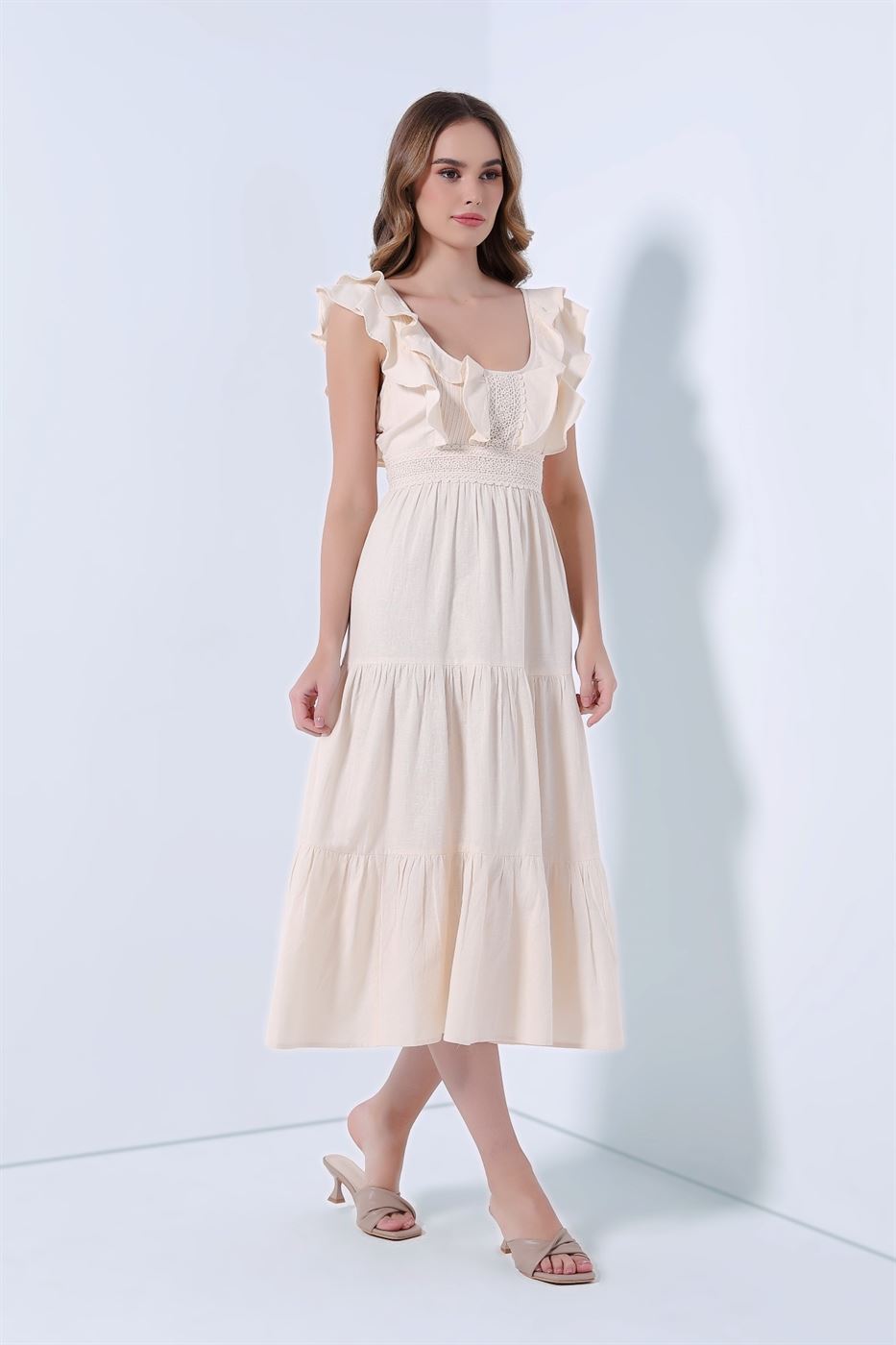 Statement Ruffled Dress - Femi9 EG