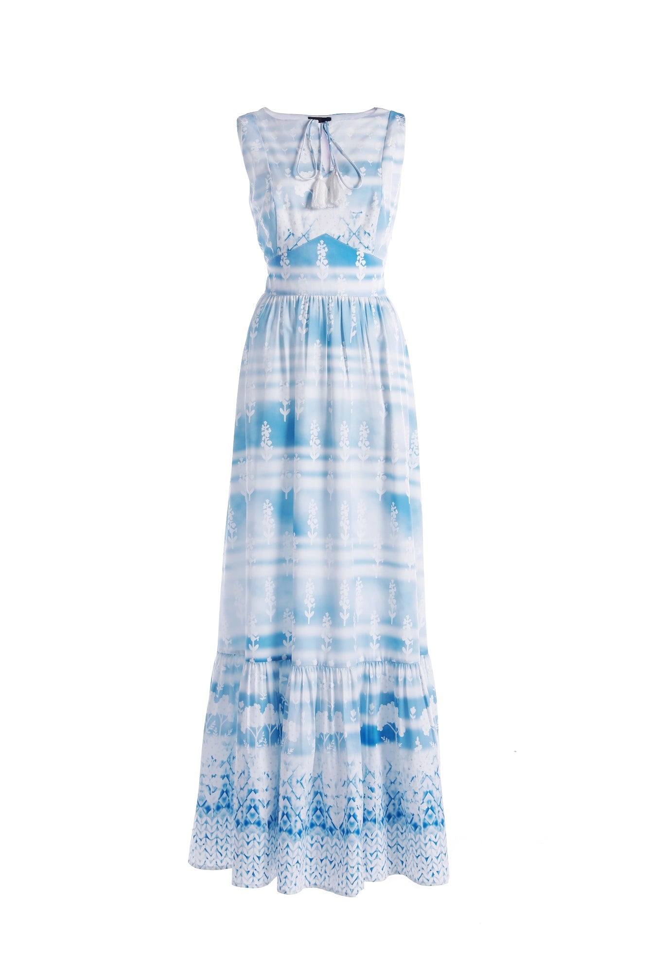 Dress Blue - White - Femi9 EG