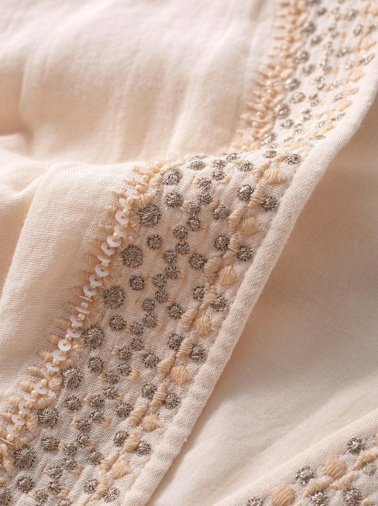 Embellished V Neckline Dress - Femi9 EG
