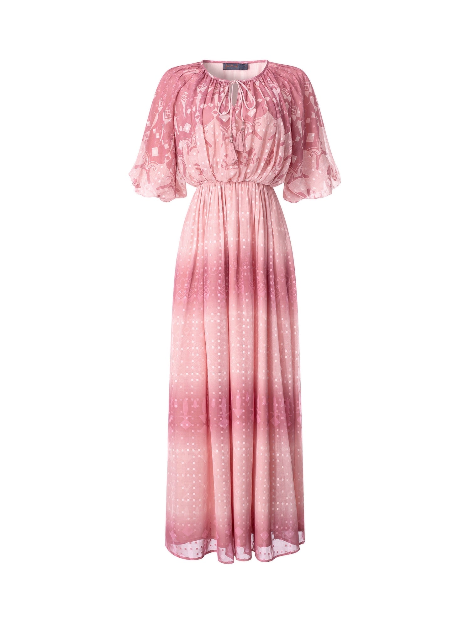 Printed Dobby Chiffon Dress - Femi9 EG