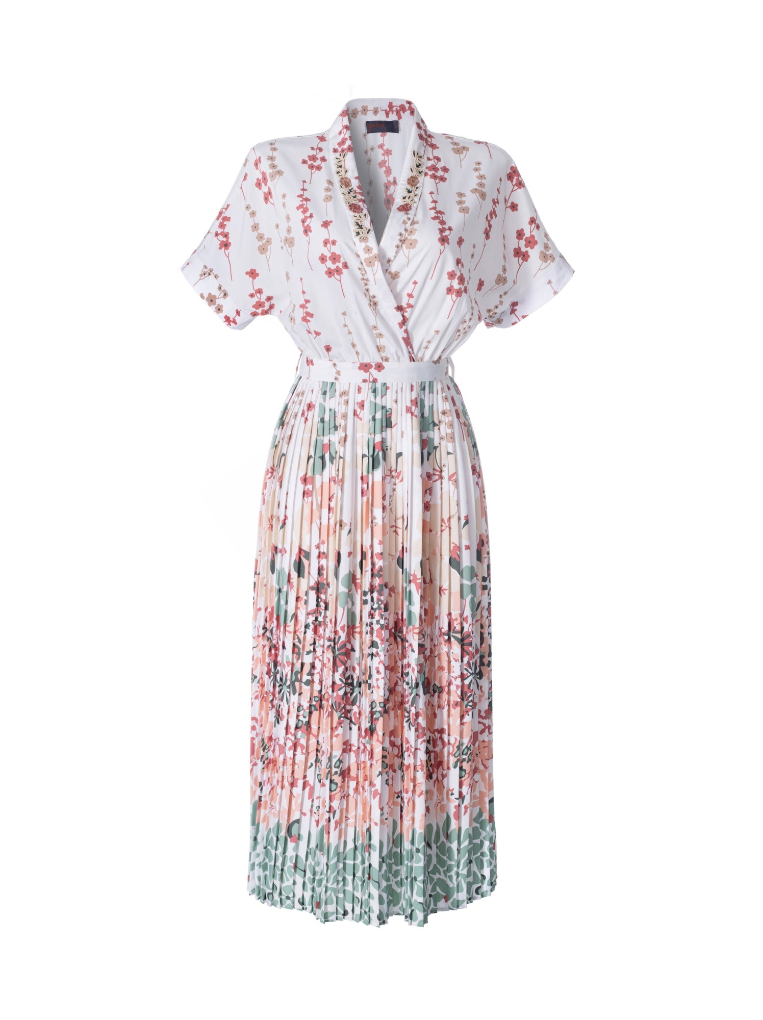 Printed Midi Length Dress - Femi9 EG