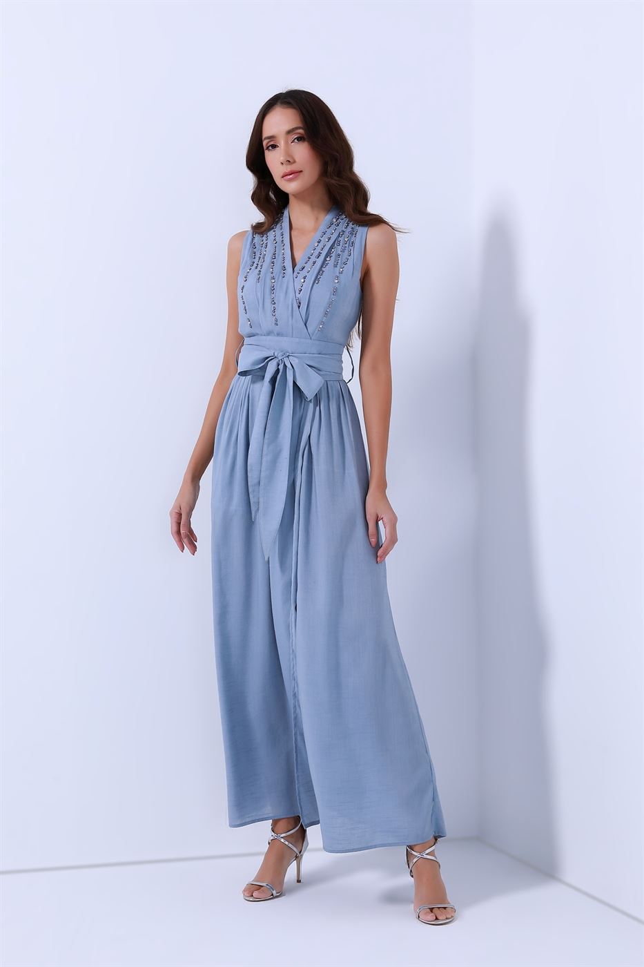 Dress With Embllished Top - Femi9 EG