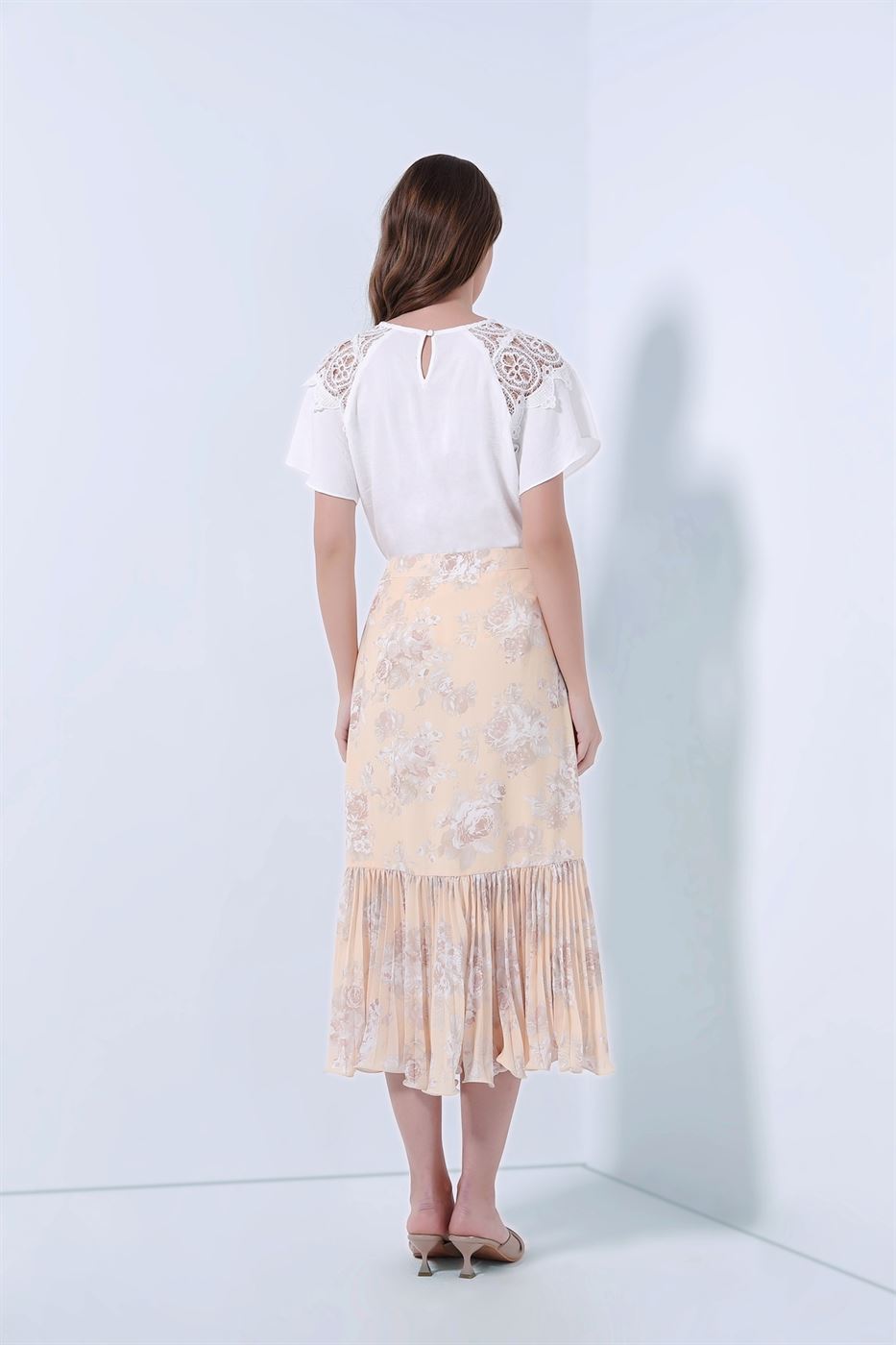 Pleated Ruffles Skirt - Femi9 EG
