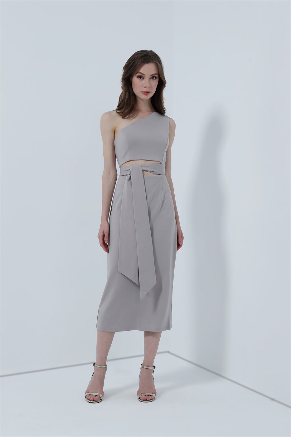Single Shoulder Dress - Femi9 EG
