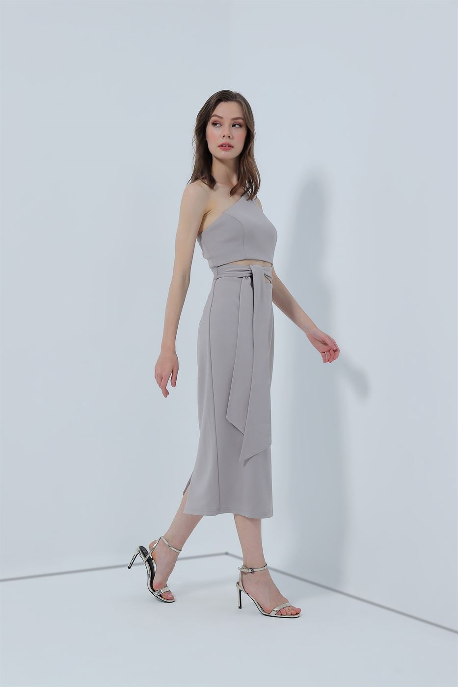 Single Shoulder Dress - Femi9 EG