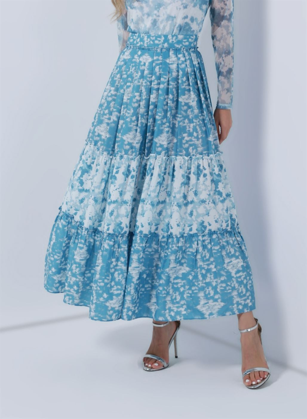 Allover Printed Skirt - Femi9 EG