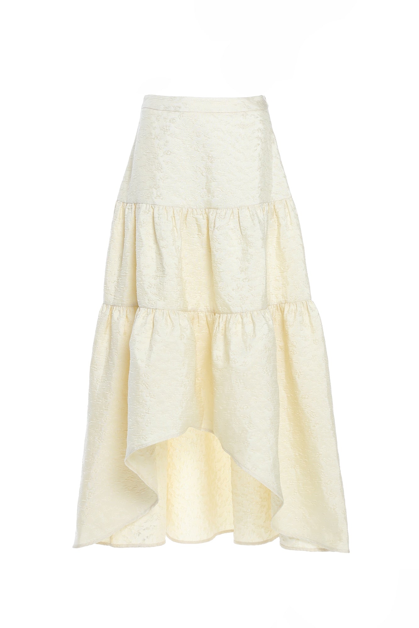 Midi Length A Shape Jacquard Skirt - Femi9 EG