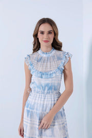 Blouse With Ruffle Details - Femi9 EG