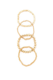 Gold Tone Bracelets Set - Femi9 EG