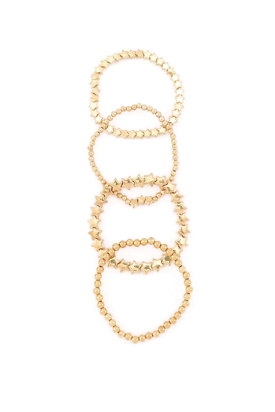 Gold Tone Bracelets Set - Femi9 EG