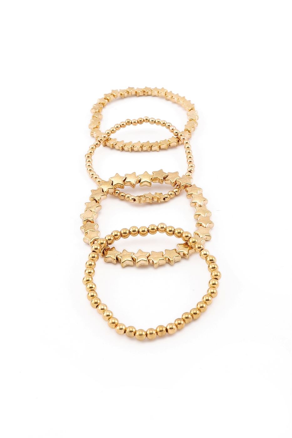 Gold Tone Bracelets Set - Femi9 EG