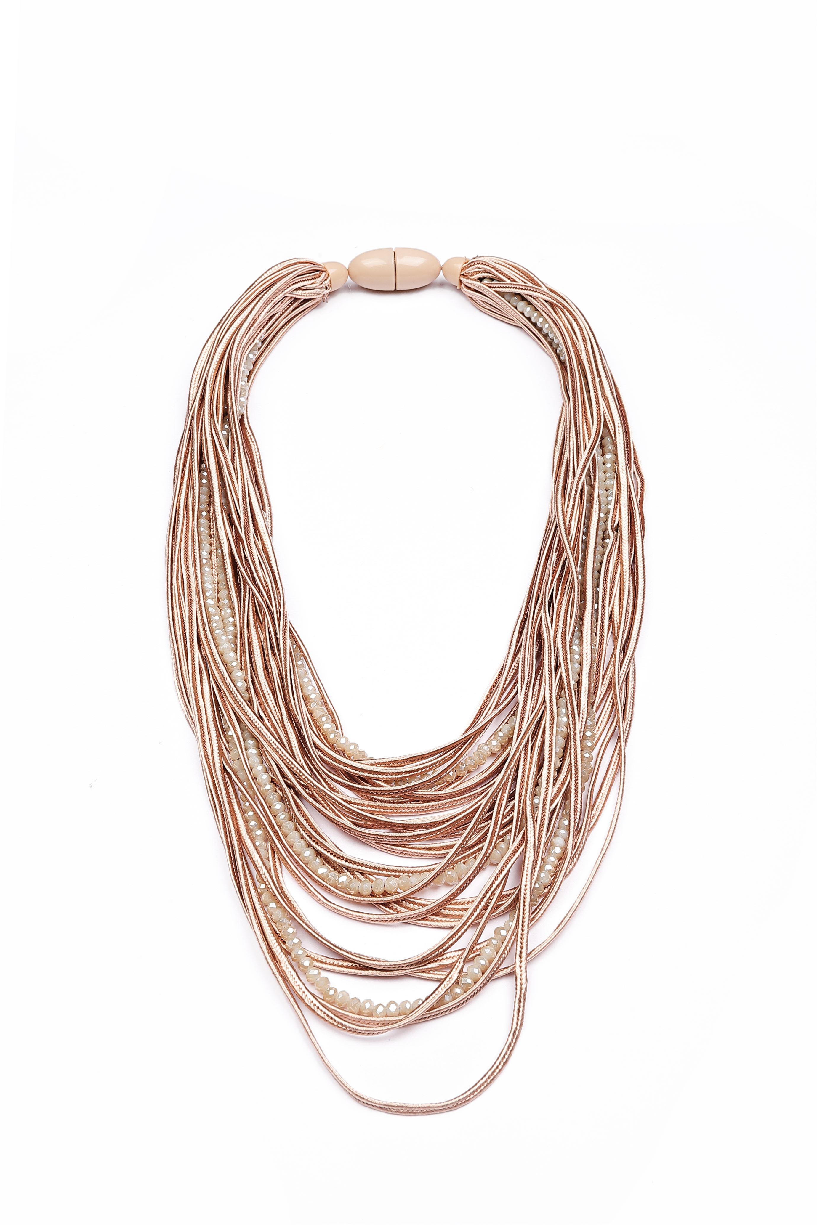 Necklace With Strings Detail - Femi9 EG