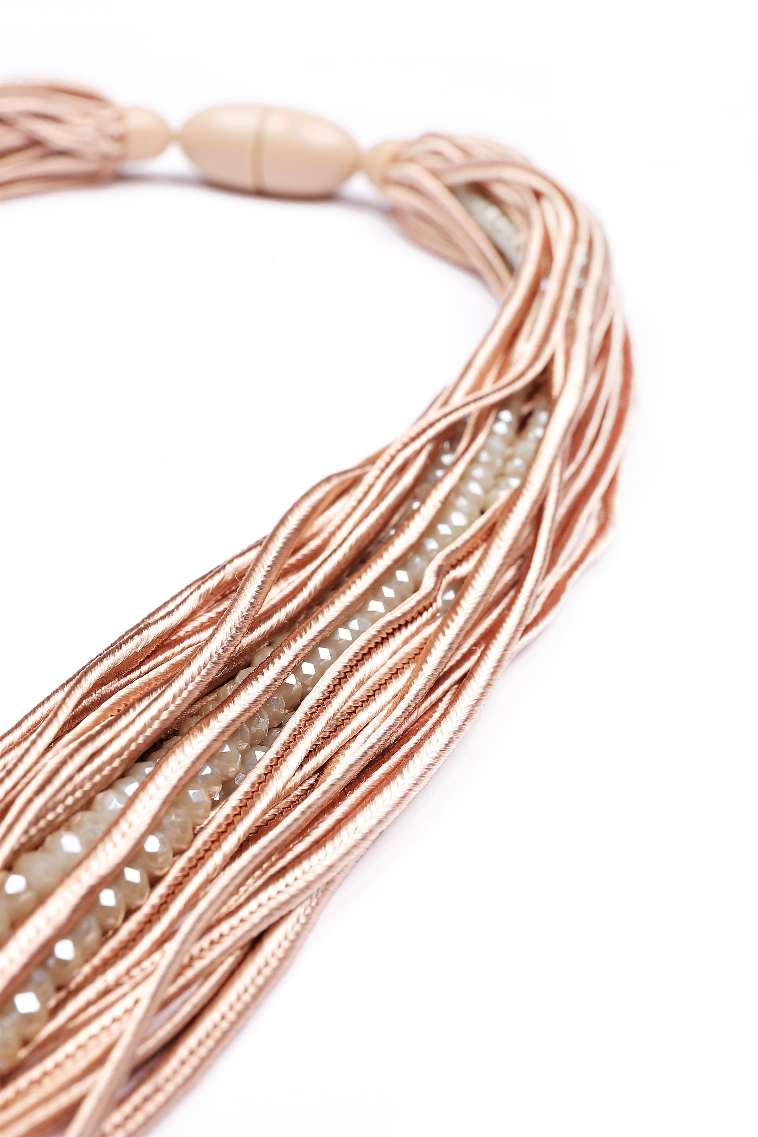 Necklace With Strings Detail - Femi9 EG