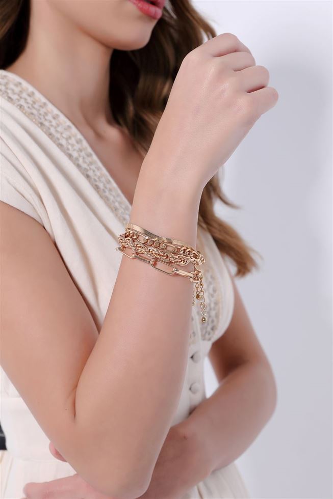 Gold Tone Bracelets - Femi9 EG