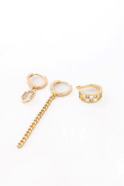 Onyx Strand Drop Earrings - Femi9 EG