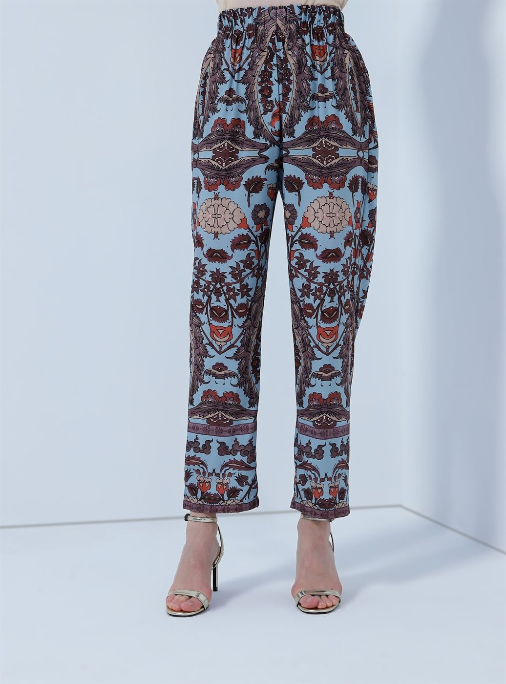 Allover Midi Length Pants - Femi9 EG