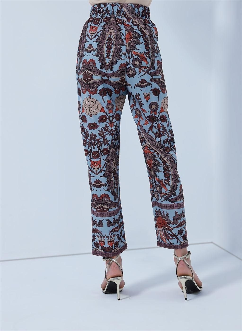Allover Midi Length Pants - Femi9 EG