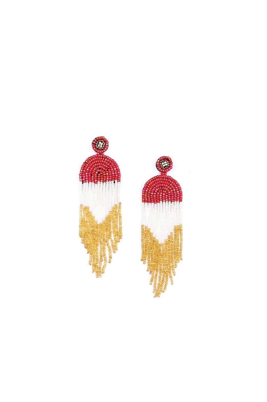 Beads Fringe Earring - Femi9 EG