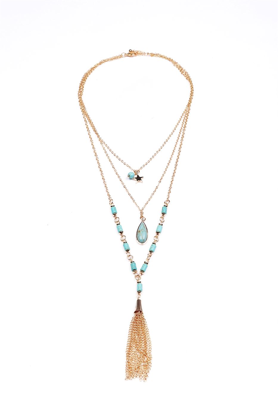 Fringe Detail Necklace - Femi9 EG