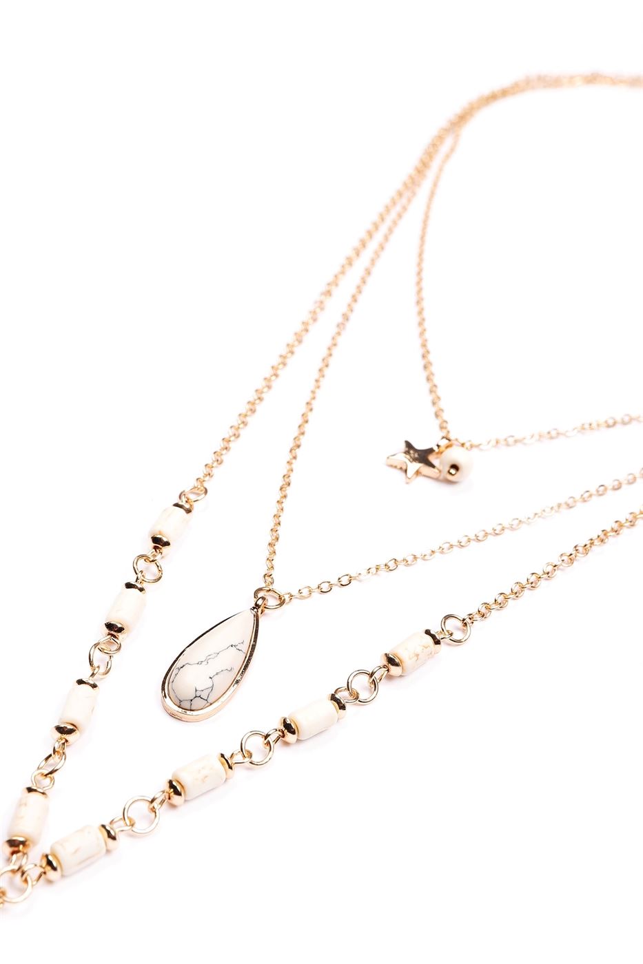 Fringe Detail Necklace - Femi9 EG