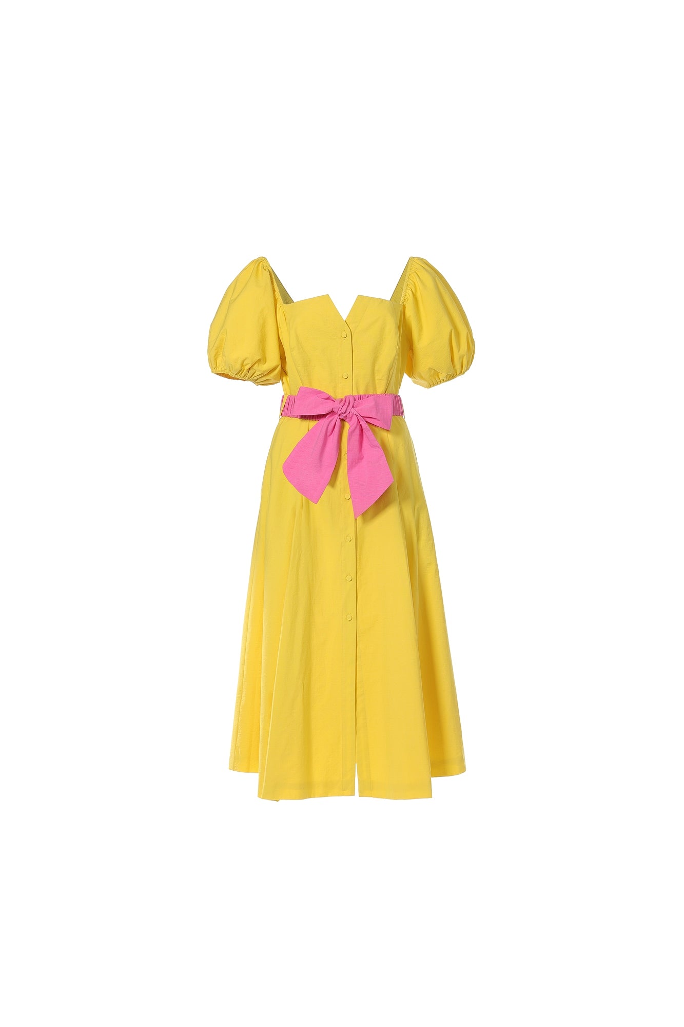 Ruffled Sleeves Dress - Femi9 EG