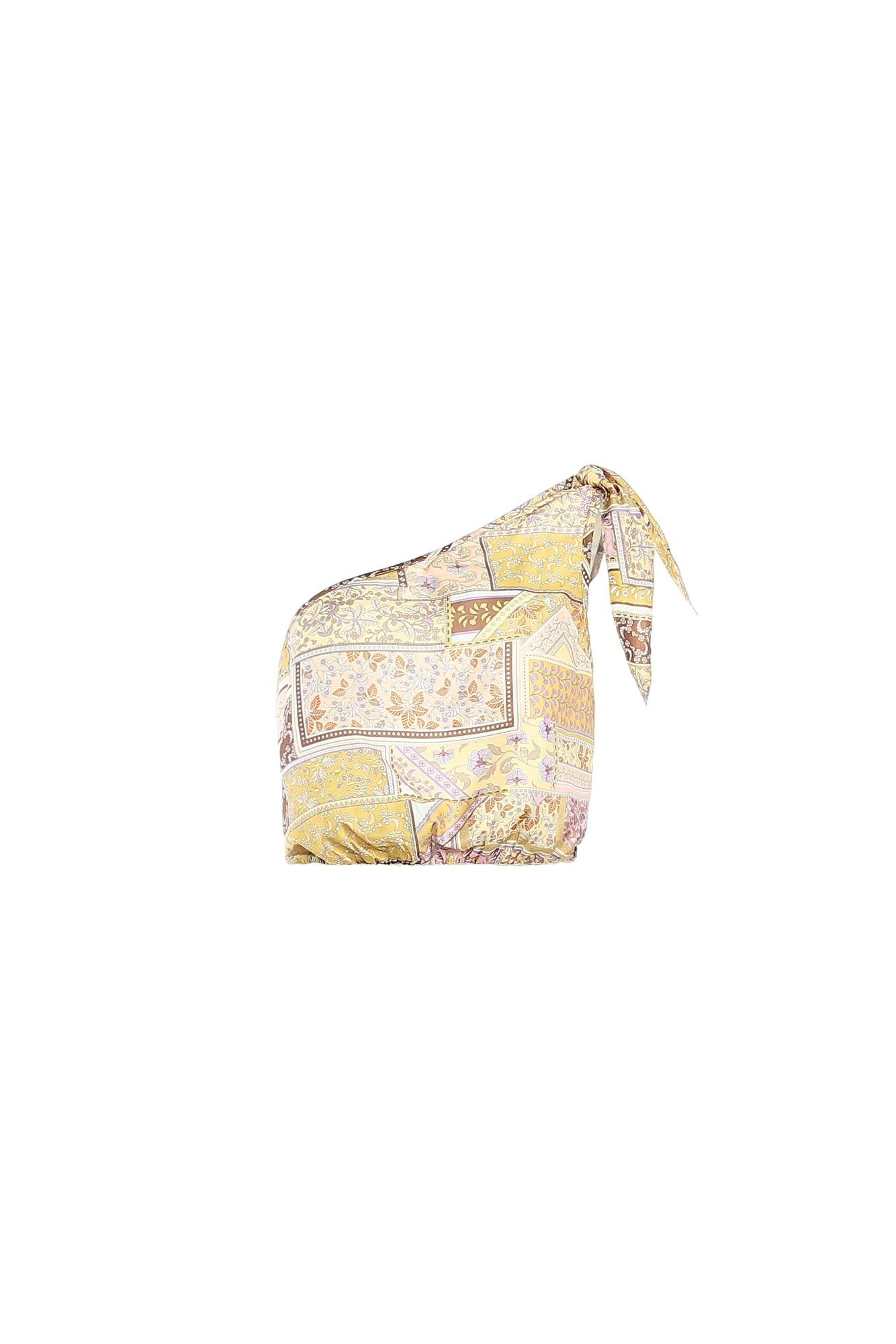 Tie Shoulder Printed Top - Femi9 EG