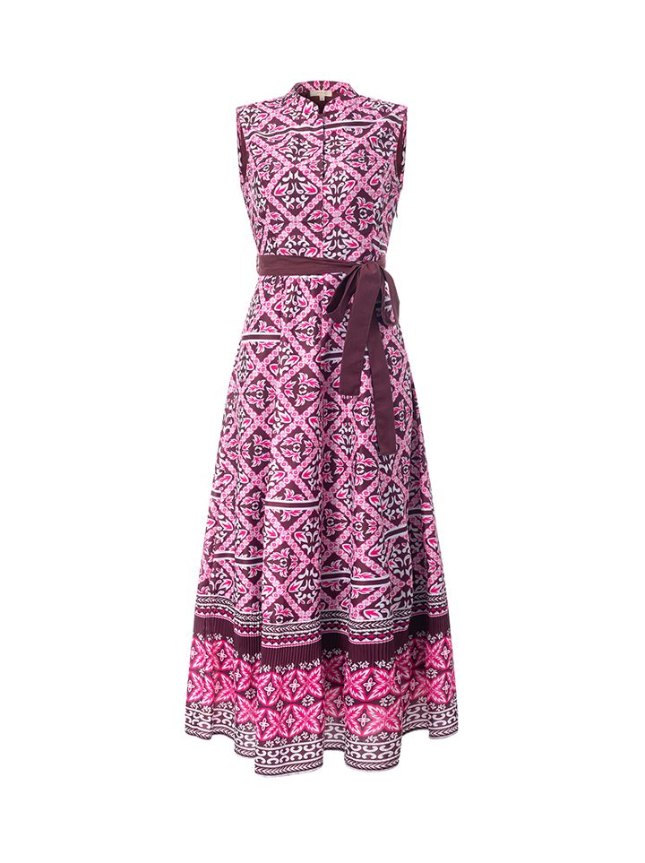 Printed Sleeveless Dress - Femi9 EG