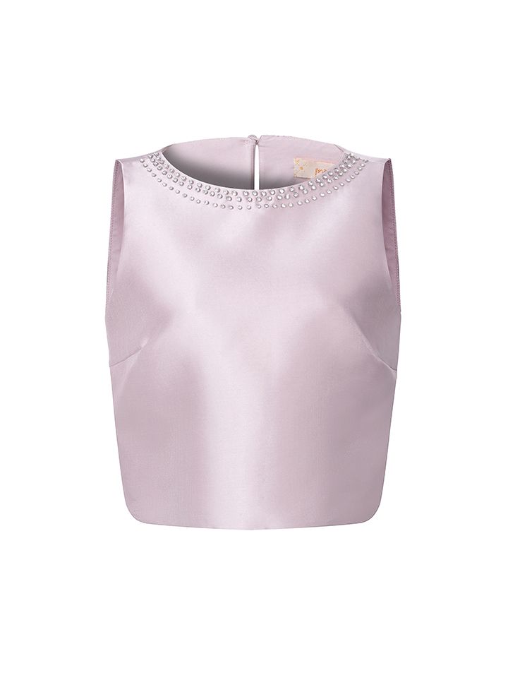Embellished Cropped Top - Femi9 EG