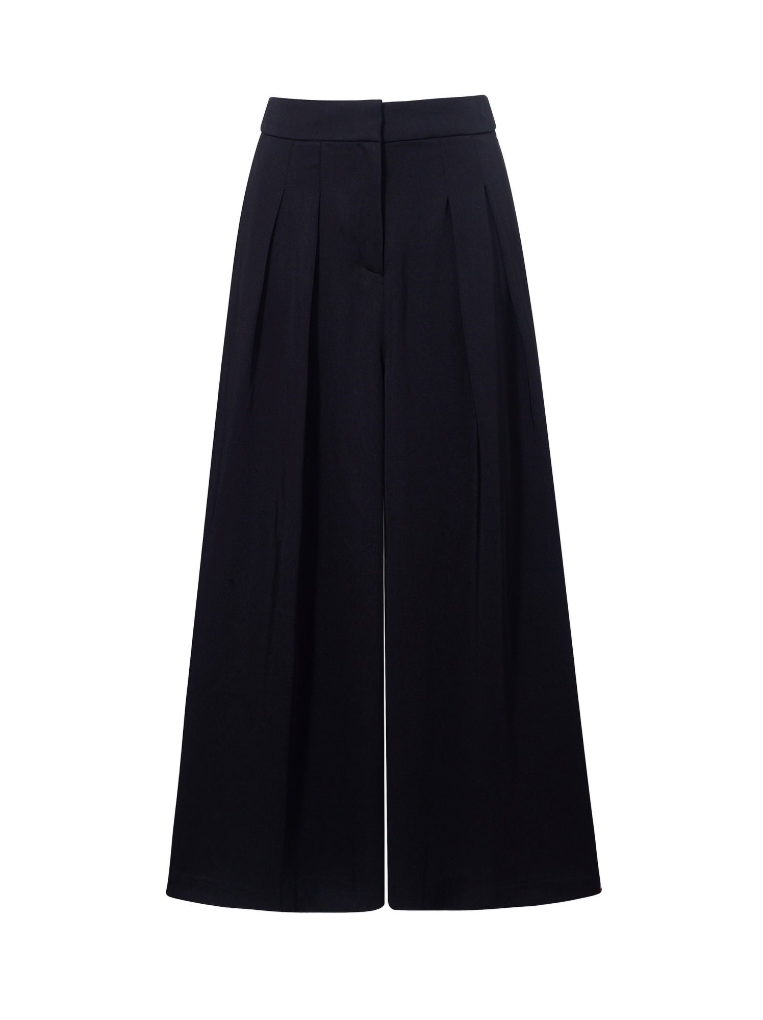 Cropped Pants With Folds - Femi9 EG