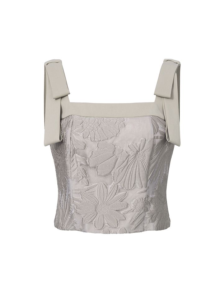 Brocade Fitted Top - Femi9 EG