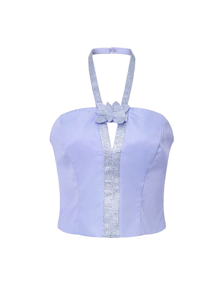 Embellished Bustier Top - Femi9 EG