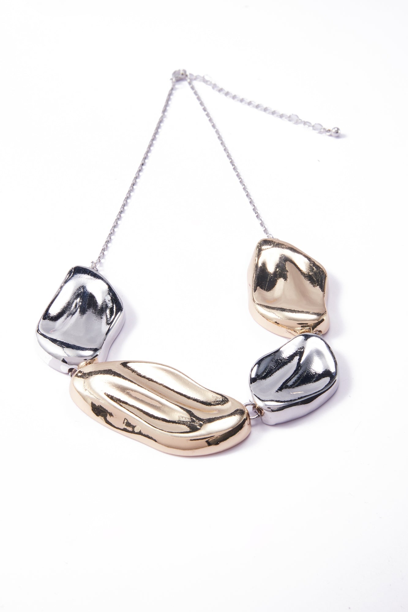 Silver And Gold Necklace - Femi9 EG