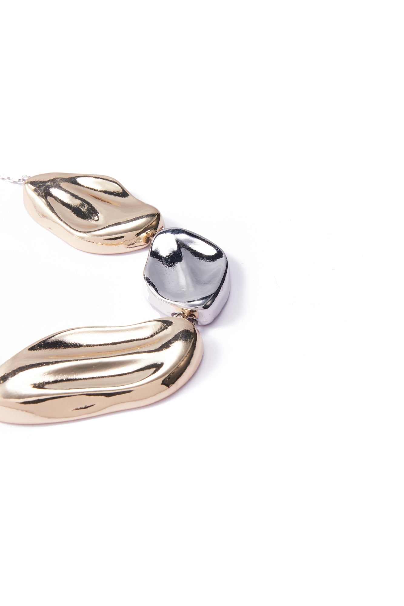 Silver And Gold Necklace - Femi9 EG