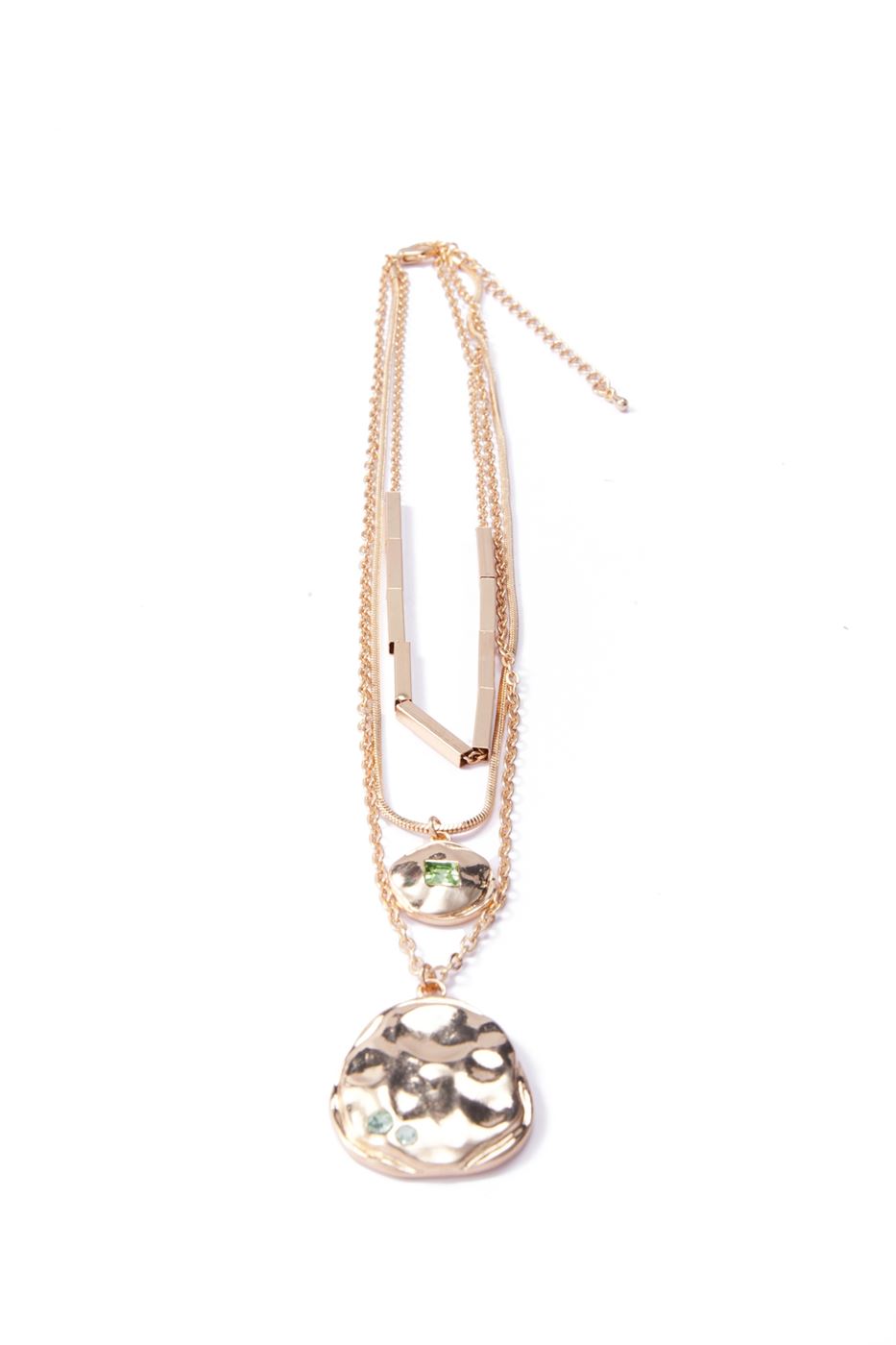 Multi-Row Golden Necklace - Femi9 EG