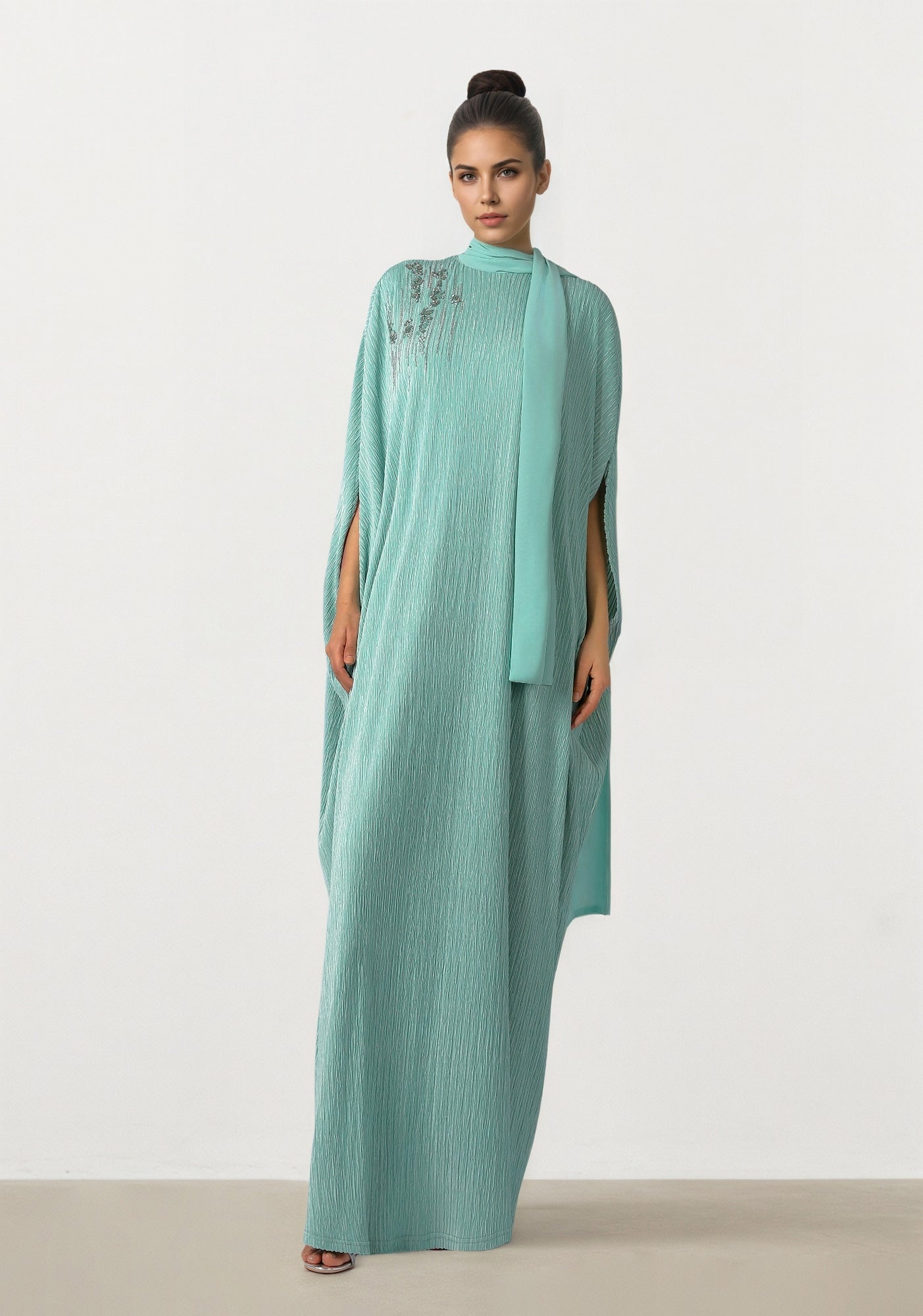 Velvet Embellished Kaftan