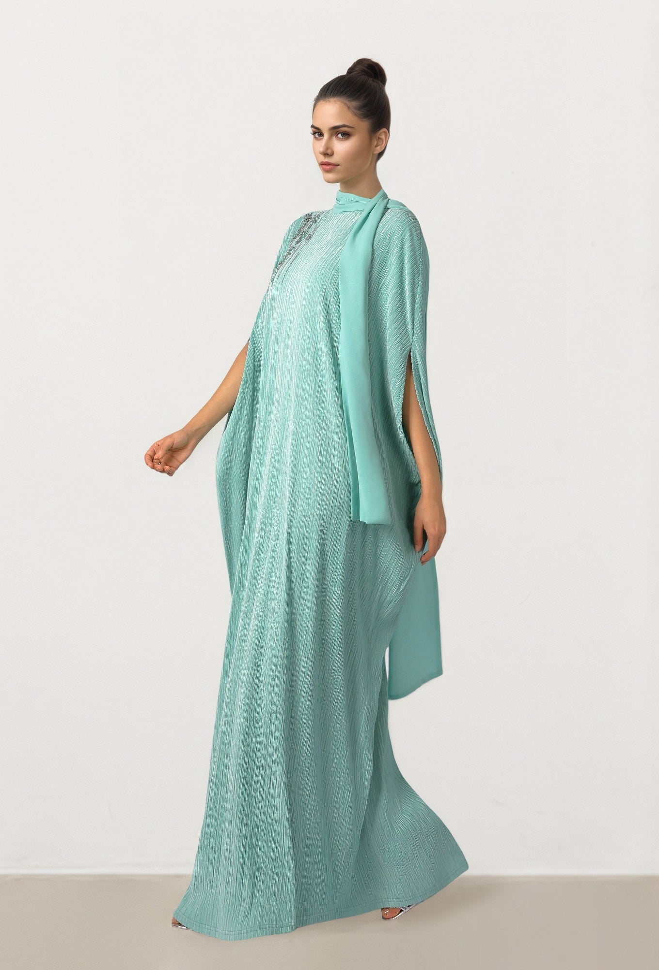 Velvet Embellished Kaftan