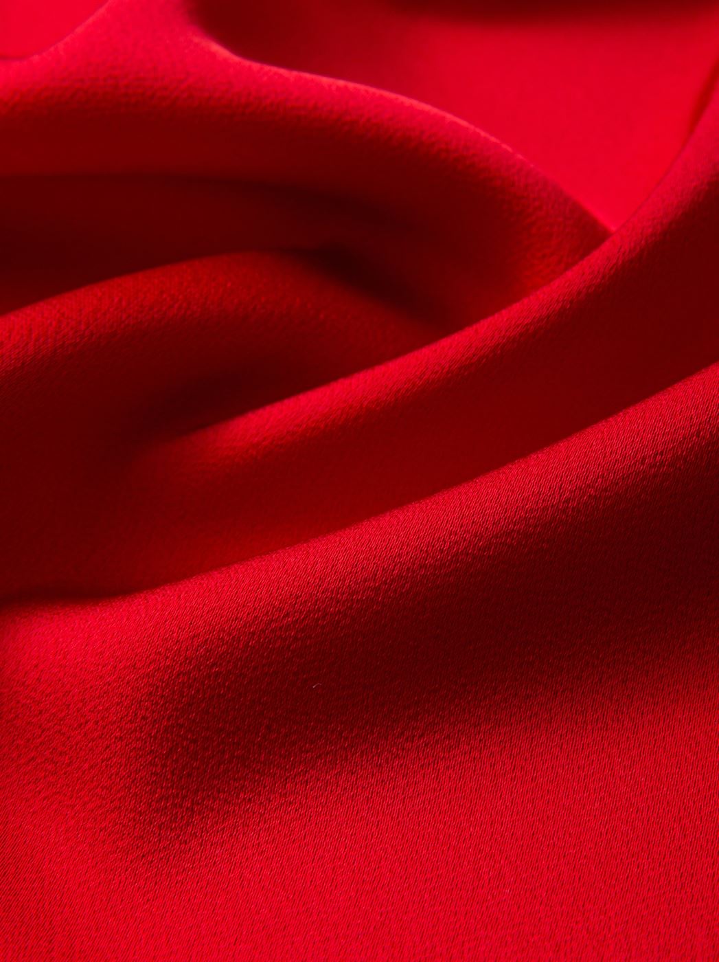 Crimson Satin Dress