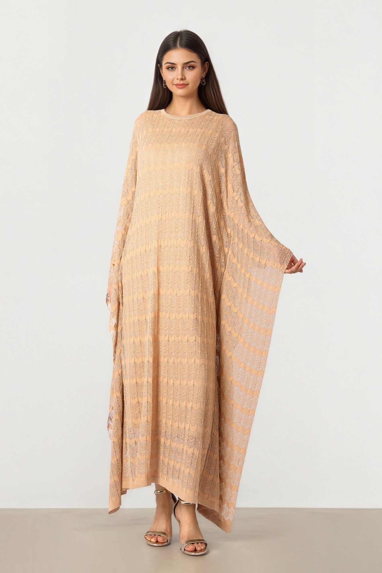 Golden Knit Kaftan