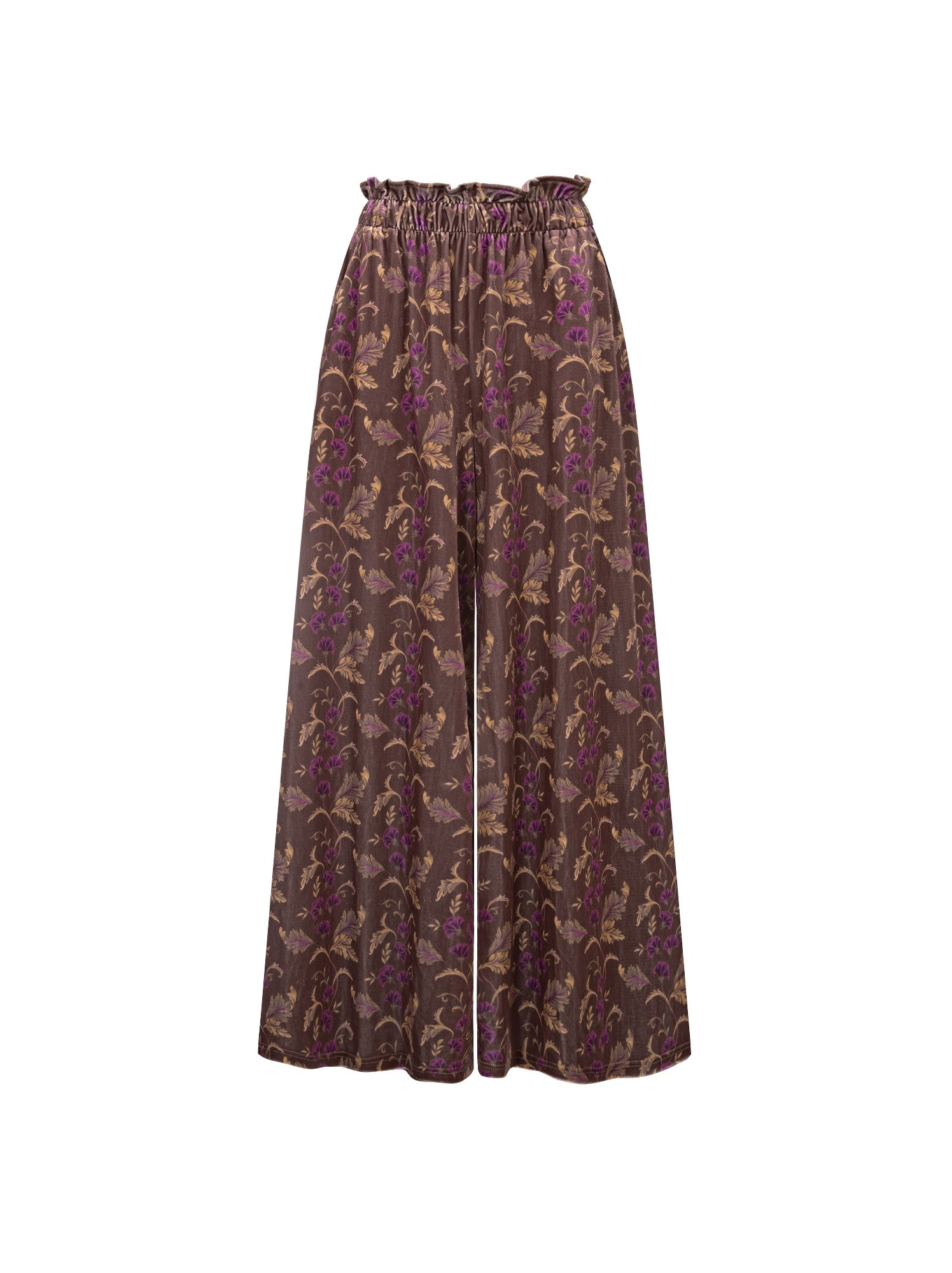 Velvet Palazzo Pants