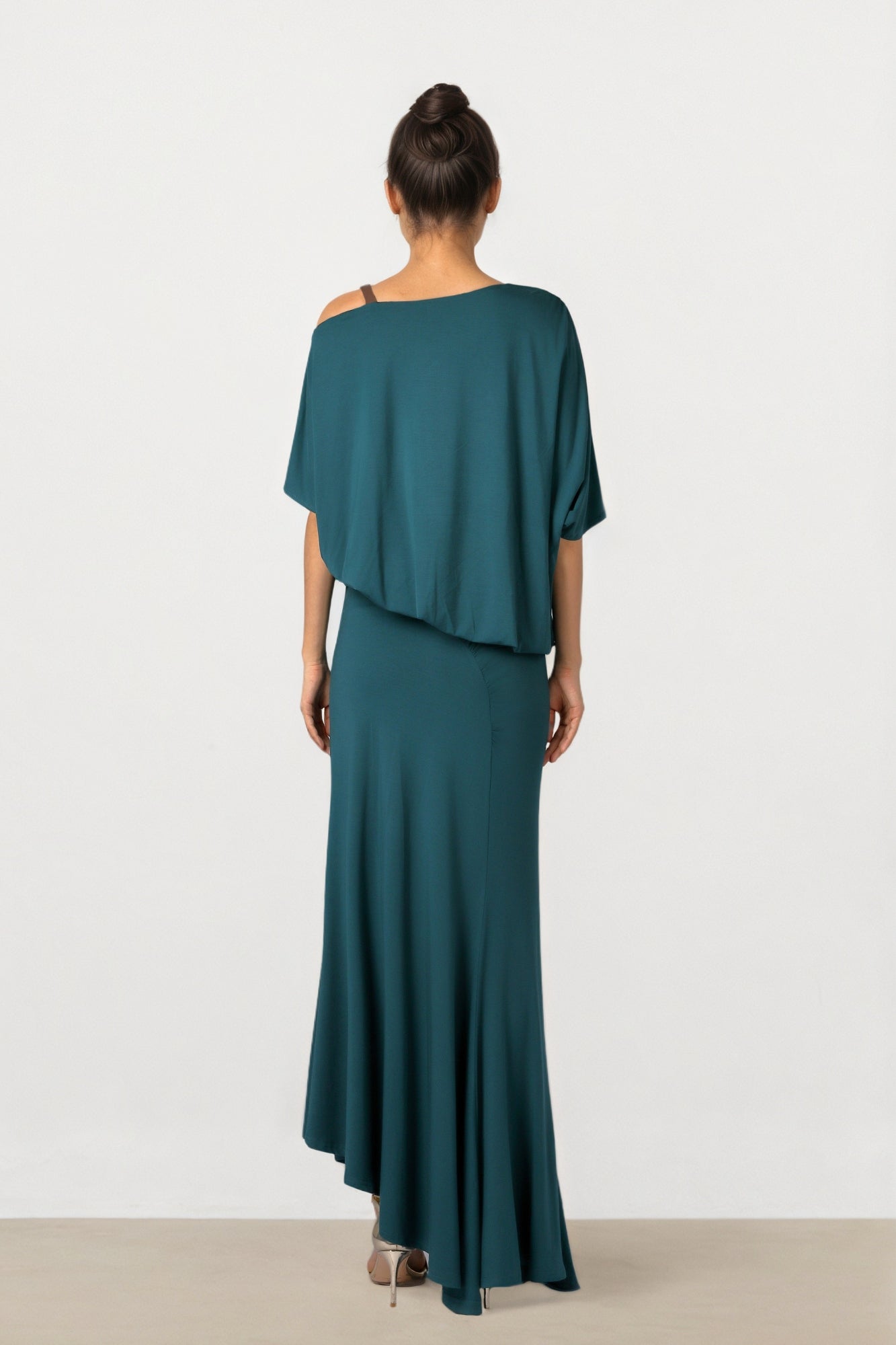Draped Jersey Blouse