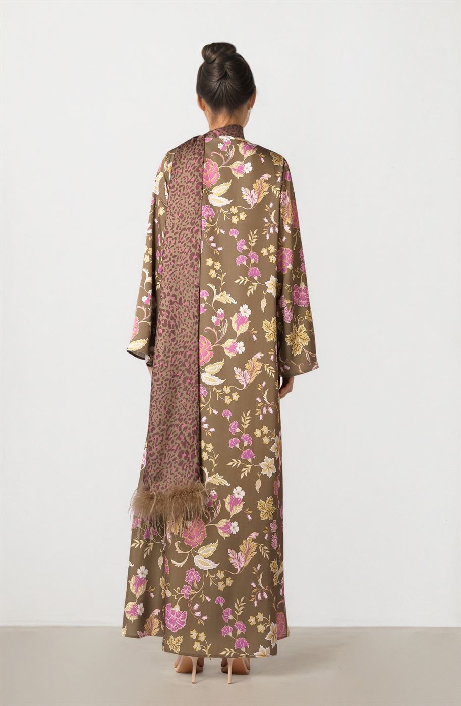 Floral Printed Kaftan