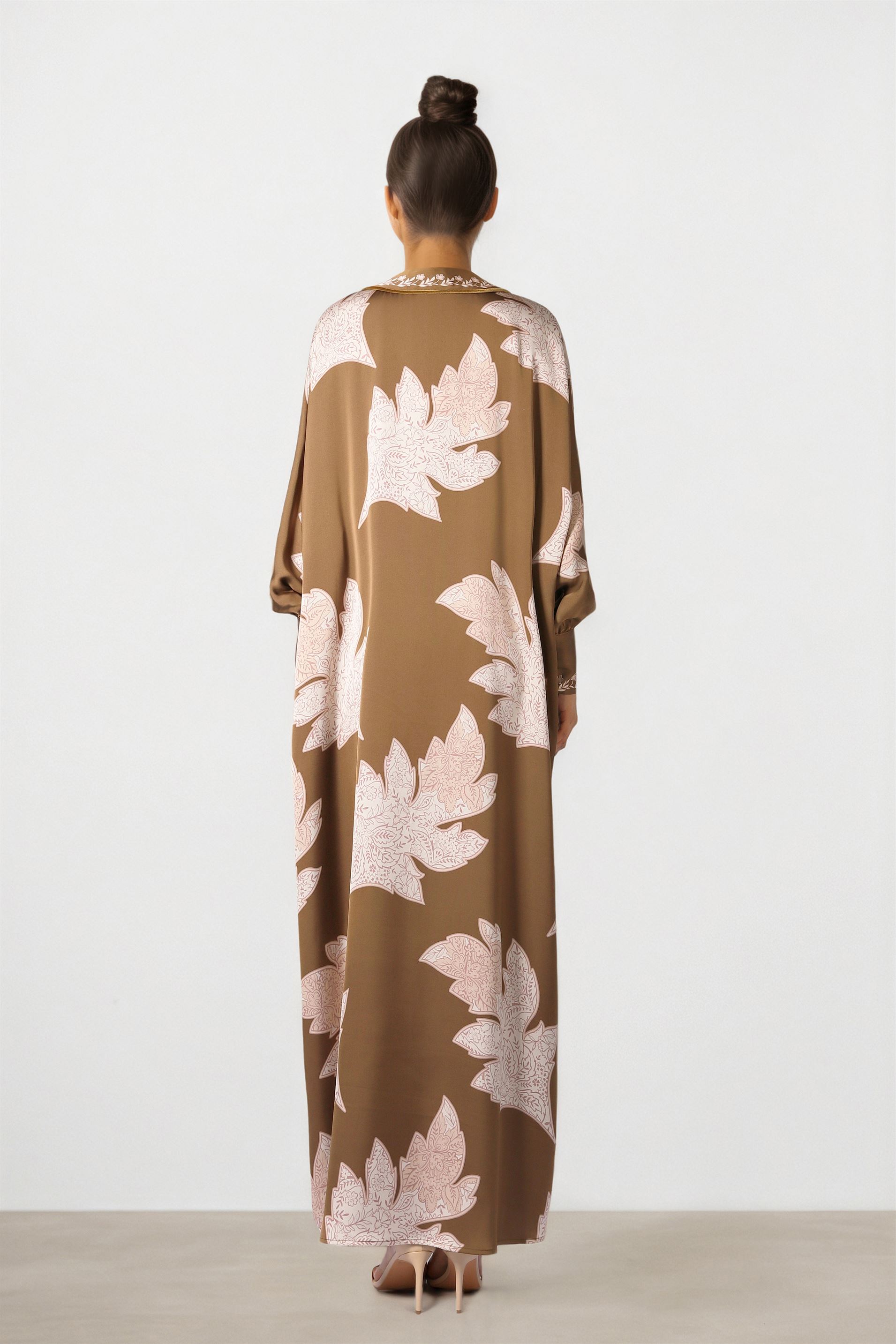 Printed Satin Dress
