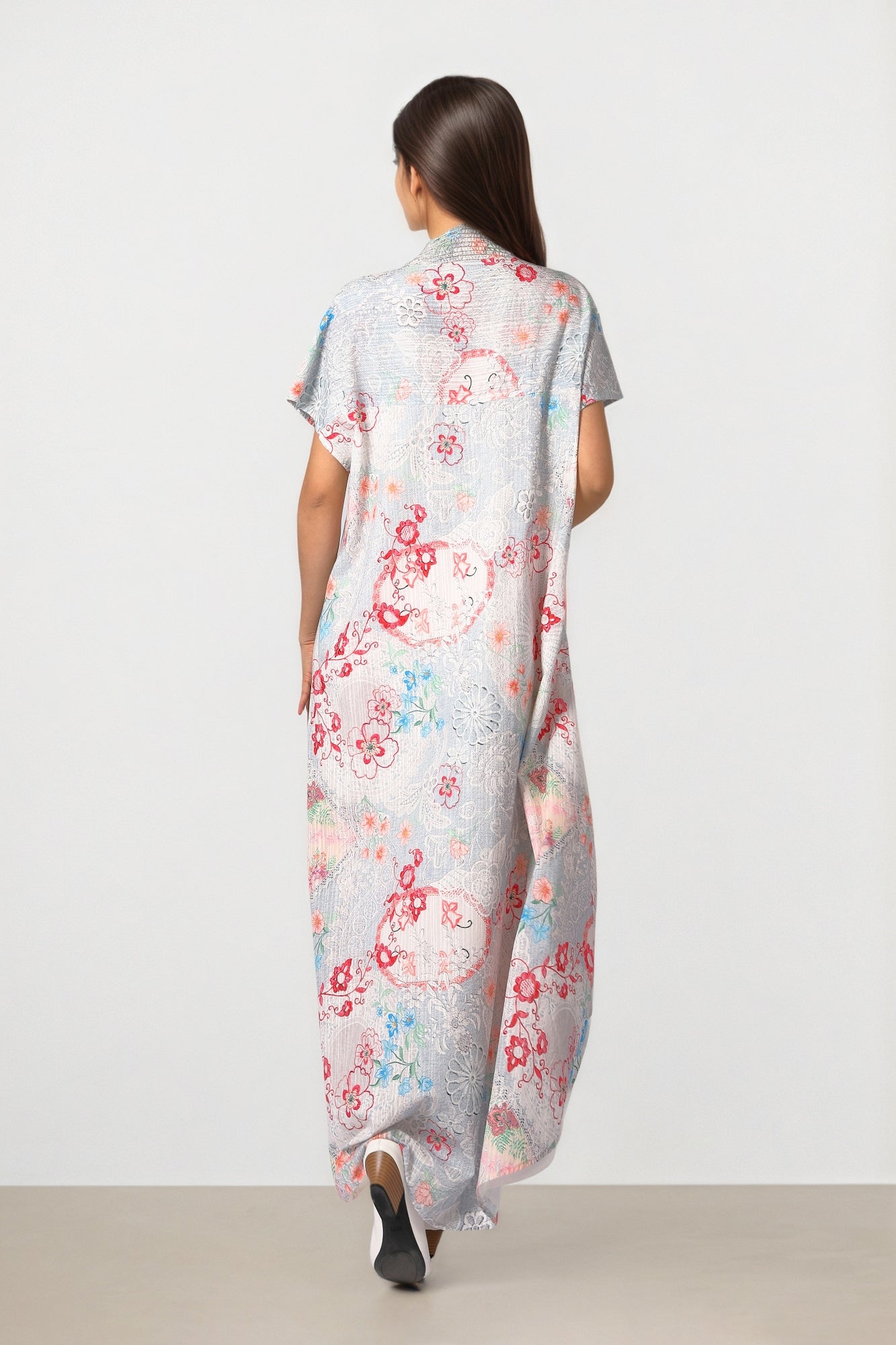 Floral Cotton Kaftan