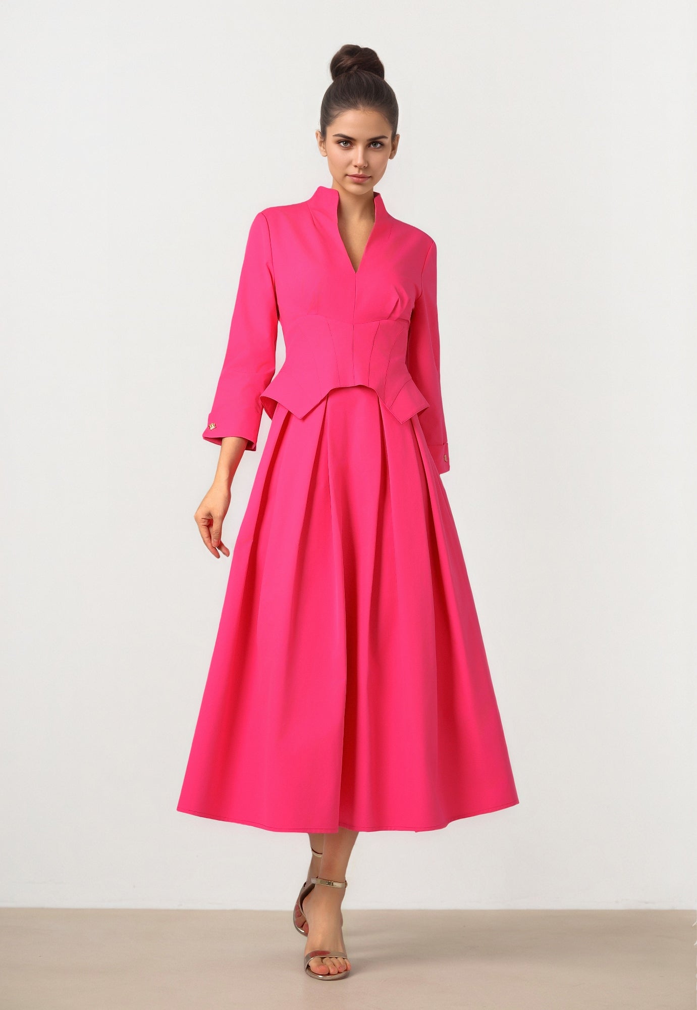 Waist Detail Midi dress